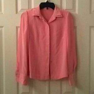 * Kris chung seoul korea bubblegum pink blou…
